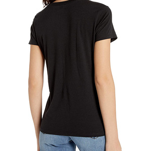 T-shirt blanc ample et court sur mesure pour femme, coupe oversize, 100 % coton, style boxy, vente en gros - Product Image 2