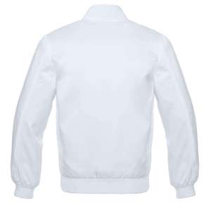 Custom Canvas <b>Bomber</b> <b>Jacket</b> Wholesale OEM Winter Stand Collar Front Logo Quick Dry <b>Vintage</b> Horn Button for Men Women - Product Image 6