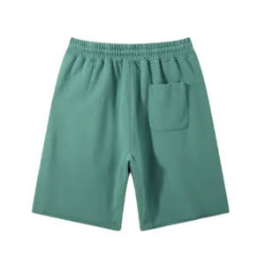 กางเกงขาสั้นออกกำลังกายสำหรับผู้ชายกางเกงกีฬาขาสั้นแบบลำลองสีพื้นเอวยางยืดสำหรับเล่นฟิตเนสวิ่งออกกำลังกายในยิม - Product Image 6