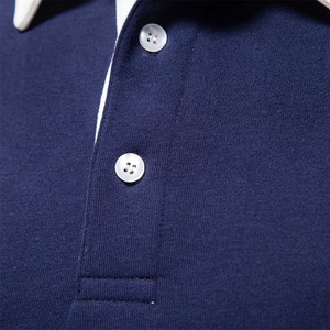 Nuevo otoño diseño de moda Polo cuello sudaderas para hombres Casual y Social desgaste Calidad Algodón hombres sudaderas - Product Image 3