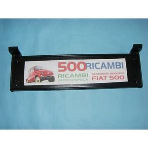 Portaplacas Delantero Negro para FIAT 500 D F L R en Plástico, Categoría Generico, VARIE - Product Image 1