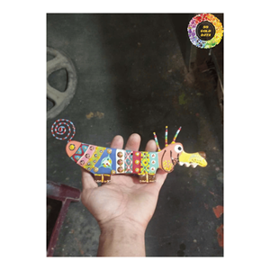 ของเล่นปลาทำจากไม้แกะสลักด้วยมือแท้99ชิ้นและของตกแต่งงานหัตถกรรมไม้ - Product Image 3