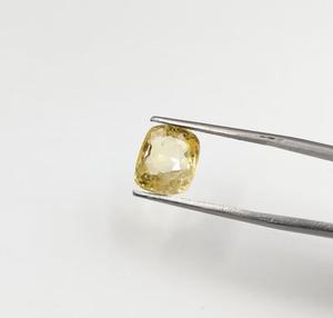 ลูกปัดพลอยแซฟไฟร์สีเหลืองแบบเหลี่ยมเพชรพลอยได้รับการรับรองมาตรฐาน AAA + ลูกปัดพลอยหลวมตัดความร้อน9x10มม. สี4.87ct เล่นเป็นของขวัญ - Product Image 4