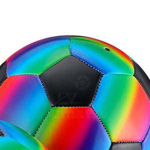Vente en gros Logo personnalisé Ballon de football léger Nouveau design PVC souple et cuir pour l'entraînement - Product Image 6