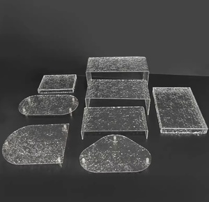 13-Piece Acrylic tráng miệng bảng Rack hiển thị thiết lập cho lưu trữ trong tự chọn Trà phá vỡ đám cưới Dã Ngoại tiệc và lạnh bảng - Product Image 4