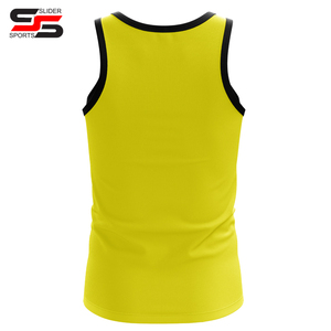 เสื้อกล้ามเล่นกีฬาพิมพ์ลายพิมพ์ซับลิเมชันได้ตามต้องการใส่ได้ทั้งชายและหญิงเสื้อกีฬาพิมพ์ลายโลโก้ทีมของคุณ - Product Image 4