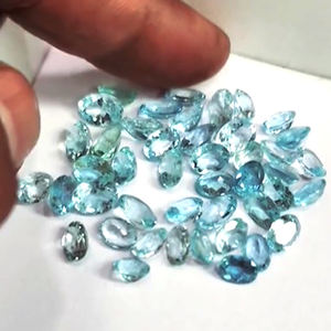 475 piezas de Aguamarina natural 4x3 5x3 6x4 7x5 9x7 11x9mm ovalada 7x5 8x6 9x7mm baguette pera faceta 305 Cts lote Corte de piedras preciosas US $464 - Product Image 2