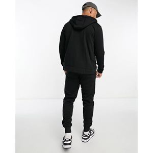 Sweat-shirt à capuche personnalisé avec logo, léger, 600 GSM, 100% coton, hiver, pull-over oversize, ensemble de survêtement pour homme - Product Image 3