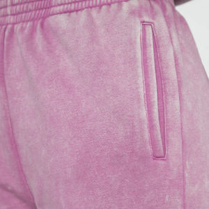 Pantalon cargo droit à taille haute pour femme, poches, cordon de serrage, lavage à l'acide, jogging décontracté d'automne, pantalon respirant à séchage rapide - Product Image 4