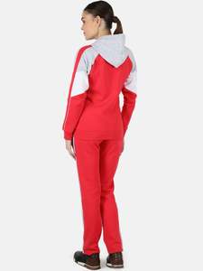 Ensemble de jogging à capuche zippé d'entraînement décontracté personnalisé pour femmes Survêtements deux pièces multicolores pour l'hiver - Product Image 4