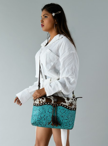 กระเป๋าสะพายข้างสายโซ่หนังวัวแท้สำหรับ100% - Product Image 6