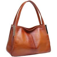 Tas Tangan Wanita Kulit Asli Tahan Lama, Dapat Dilipat, Tahan Air, Ringan, Kapasitas Besar, Mewah, Fashion Kasual, Hari Valentine