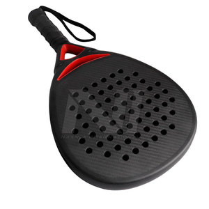 Raqueta de Tenis y Pádel Profesional Personalizada al por Mayor, Marco de Carbono de Alta Calidad, Red de Nailon, Cara de Fibra de Carbono, Diseño Personalizado NAMZA - Product Image 4