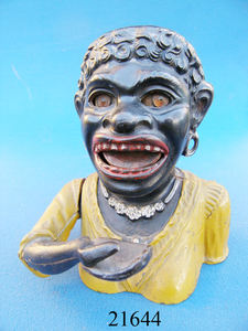 Proveedor de hierro fundido banco de dinero con sombrero - Product Image 6