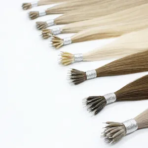 Superventas America Nano tip hair Multi colors 100% Remy Hair Extensions Vida útil 6-8 años Premium Hecho en Vietnam