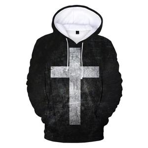 Good Design Fashionable <b>Christian</b> <b>Hoodie</b> 100% Cotton Men's Custom High Quality Puff Printed Anti-Pilling Customizable Autumn - Product Image 4