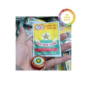 Baume classique d'étoile dorée du Vietnam créé avec des ingrédients naturels reconnus pour son arôme distinct taille pratique - Product Image 5