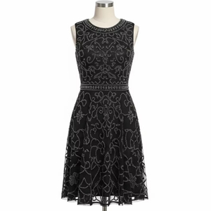 Sleeveless Beaded <b>Cocktail</b> Dress Digital <b>Printing</b> Fabric Soft Material Elegant Party Wear Women Evening Dress Fashion Outfit - Product Image 1