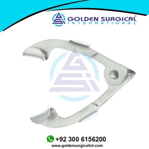 El retractor de tapa quirúrgica Tennant se puede sujetar para cubrir con sutura o banda elástica Par de instrumentos de microcirugía - Product Image 6