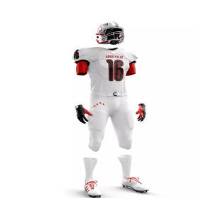 Vente en gros de nouveaux uniformes de football américain à la mode respirants grande taille à manches courtes fabriqués au Pakistan - Product Image 1