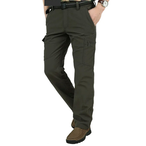 Wholesale <strong>Men's</strong> Waterproof Tactical Cargo <strong>Pants</strong> Winter Fleece-<strong>lined</strong> <strong>Thermal</strong> Trousers Winter Trail <strong>Pants</strong>