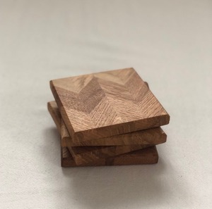 ถาดรองแก้วไม้ดีไซน์คลาสสิกพร้อมที่รองแก้วปรับขนาดและรูปทรงได้ตามต้องการ - Product Image 5