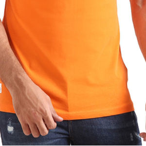 Camisetas de hombre venta al por mayor fabricante personalizado ropa de calle Camiseta 100% algodón recortado gráfico camisetas de hombre - Product Image 6