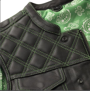 Chaleco de Cuero Genuino Premium al por Mayor para Hombre, Chaleco de Motociclista Personalizado, Chaleco de Cuero Estilo Occidental - Product Image 3