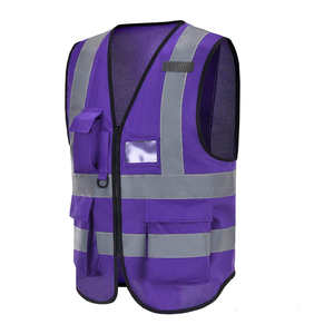 Gilet de sécurité haute visibilité à deux tons, nouvelle construction, logo personnalisé, couleur unisexe, design confortable et léger - Product Image 6