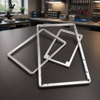 Marco de Aluminio Mecanizado por CNC para Monitor LCD con Anodizado Duro, Soportes de Exhibición Publicitaria, Señalización Digital