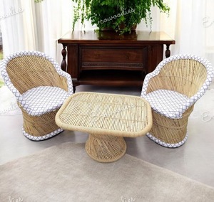 Best Quality Leather Luxury Outdoor <b>Chairs</b> Furniture With Table For Living Room Garden Outdoor Restaurant (2 <b>Chairs</b> + 1 Table) - Product Image 5