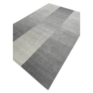 Handmade Wool Rugs '<b>Jean</b> Grey Black' Striped Patchwork Rectangle for Home Large Size-for Living Bedroom Hallway for - Product Image 2