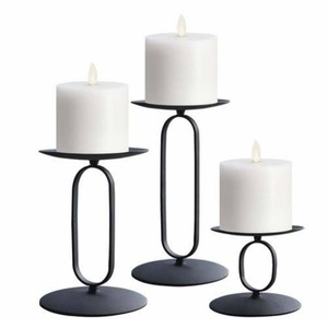 Hot Selling Wedding <b>Table</b> Decorations Crystal Candle Holder Nickle Plated Finishing Aluminium Metal Candle Holder Stand Use - Product Image 6