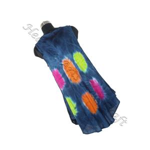 Dernière robe d'été sexy sans manches pour femmes robe parapluie sans manches pour femmes rayonne de design coloré - Product Image 2