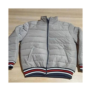 Chaqueta acolchada personalizada para hombre, color sólido con cuello levantado, superventas para uso en exteriores, chaqueta acolchada a precio razonable - Product Image 1