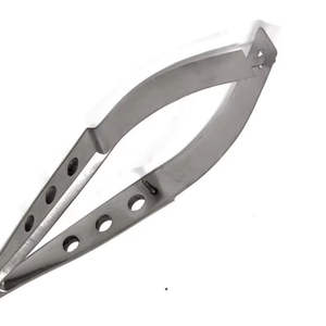 Ciseaux à ressort professionnels à lame courbée en acier inoxydable pour les soins des cuticules - Product Image 6