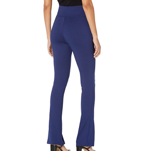 Pantalones acampanados de calidad premium para mujer, alto impacto, mejor precio, público objetivo más joven, nueva temporada de verano, Frente plano, logotipo personalizable - Product Image 5