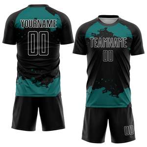 Último diseño Jersey Set sublimación uniforme de fútbol para los hombres de alta calidad uniforme de fútbol al por mayor diseño único conjunto de fútbol - Product Image 4