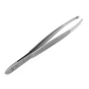 แหนบคิ้วสเตนเลสสตีลที่มีความแม่นยำระดับมืออาชีพพร้อมกล่องหนังอุปกรณ์แต่งคิ้วและขนตาเอียง - Product Image 6