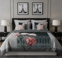 Yüksek Kalite %100 Pamuk Mikrofiber King Size Düz Çarşaf Seti 2 Yastık Kılıfı Dikişli 600TC Nefes Alabilen Çevre Dostu