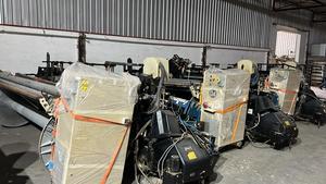 Omni Plus 800 Airjet Loom con para Staubli Cam 340cm Ancho 2 colores y prebobinadora - Product Image 4