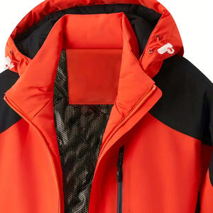 Veste de ski d'hiver pour hommes OEM avec logo en tissu imperméable sur mesure, conception isolée et options de marque de distributeur - Product Image 2