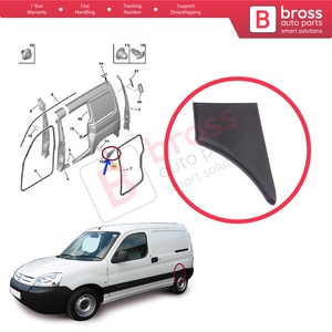 Moldura de Guardabarros Trasero Izquierdo BSP1201-1 para Berlingo MK1 M49 M59 1996-2008 8547L9 - Product Image 5