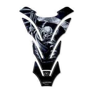 Adesivo 3D in Resina per Serbatoio Moto, Decorazione a Tema Horror e Morte - Product Image 1