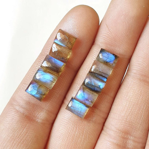 Chất lượng cao tự nhiên Labradorite cong vuông Cabochon lỏng đá quý đối với trang sức làm với giá bán buôn - Product Image 2