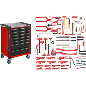 Hazet Assistant <b>Tool</b> Trolley with 7 Drawers and 65pcs VDE 1000V Assortments for <b>Tool</b> <b>Sets</b> - Product Image 1