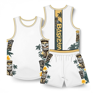 Poliéster Malla transpirable Ropa deportiva personalizada Baloncesto Jersey Sublimación Baloncesto Jersey Diseño uniforme - Product Image 1