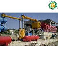 Déchets Usine De Recyclage De Pneus 10 LA DPT Déchets usine De Pyrolyse des Pneus Nouveau Design Pyrolyse Des Déchets De Caoutchouc Four Machine