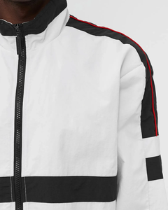 Ensemble de survêtement décontracté pour homme, personnalisé, respirant, imprimé, à capuche, en polyester et coton, avec veste zippée et pantalon, vente en gros - Product Image 3