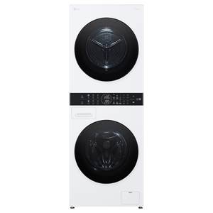 Lavadora-Secadora Inteligente WASHTOWER WT1210WWF AI DD Blanca y Negra de 12+10 Kg, 1400 RPM, Clase AC, 60x66x165.5cm - Product Image 1